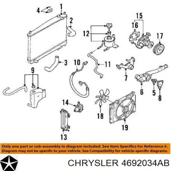 K04692034AB Fiat/Alfa/Lancia 