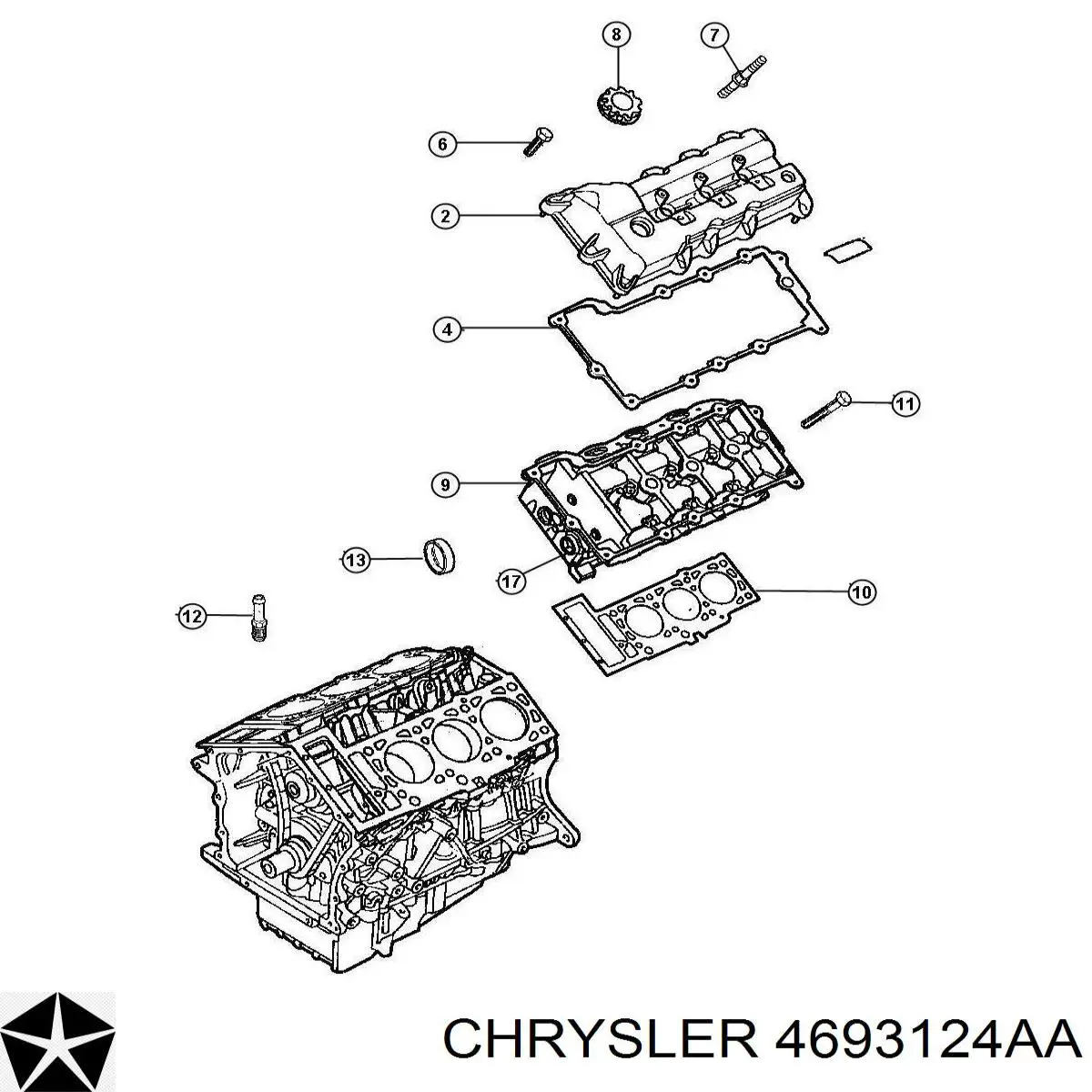 04693124AA Chrysler 