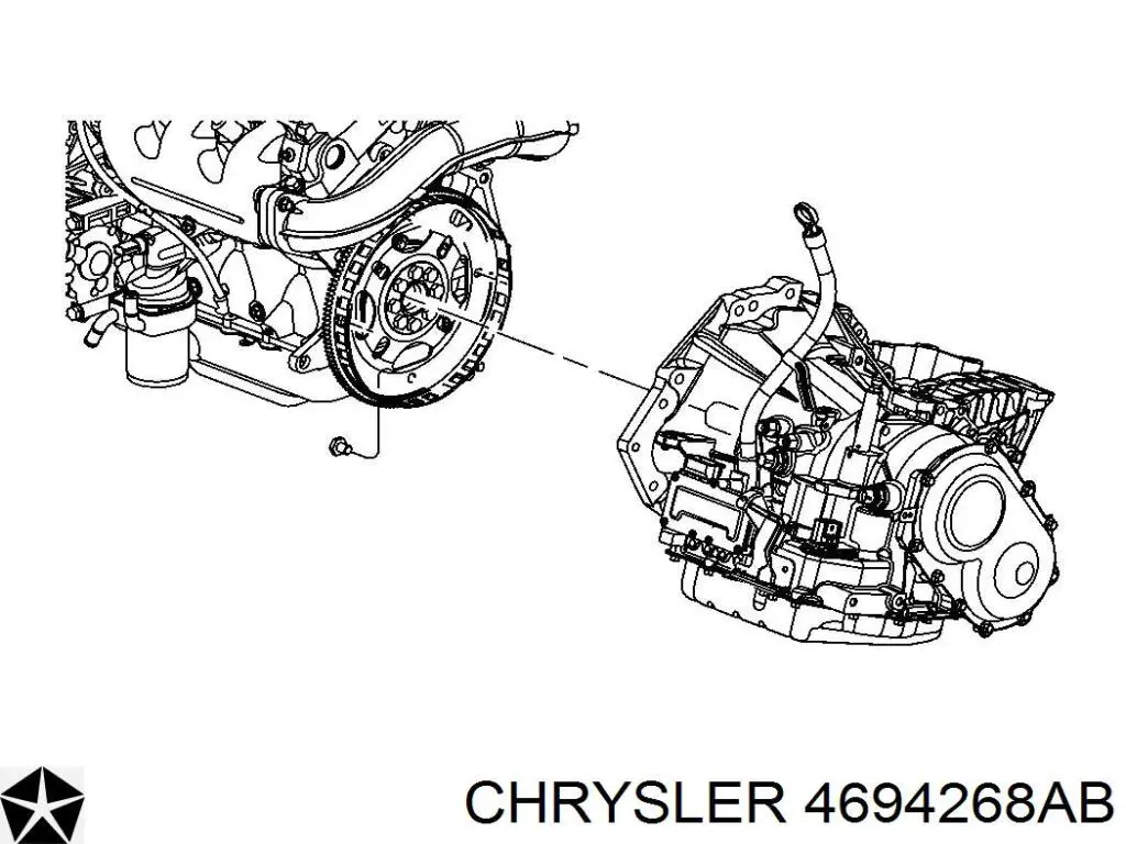 Шкив коленвала 4694268AB Chrysler