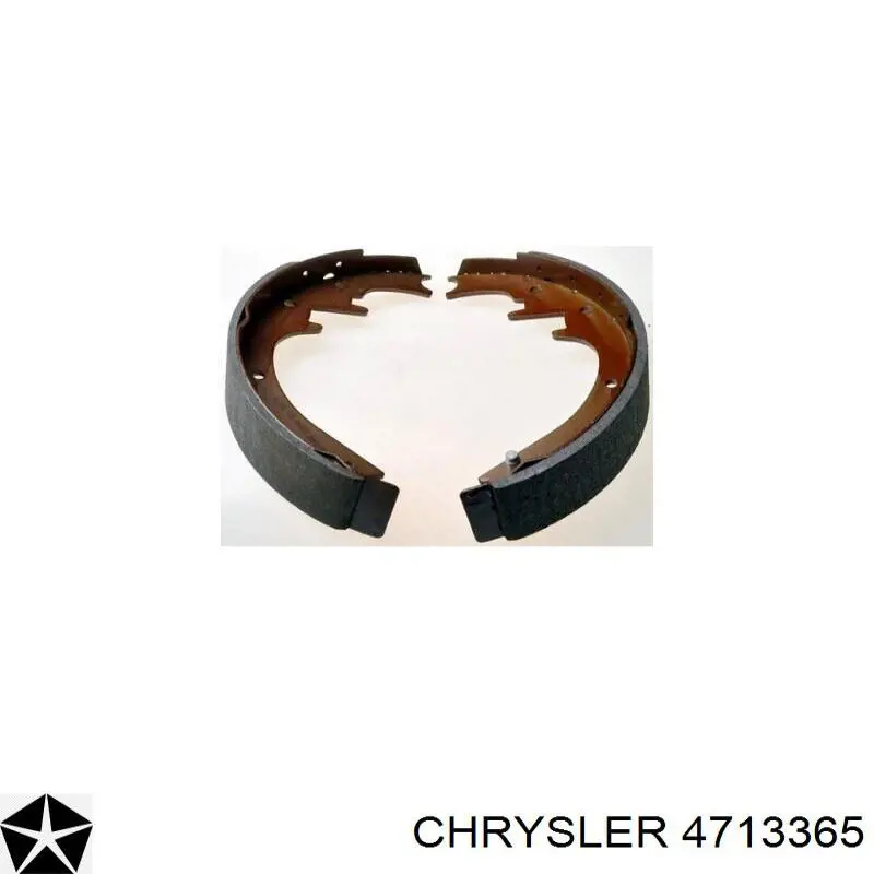 Купить 4713365 Chrysler Задние барабанные тормозные колодки