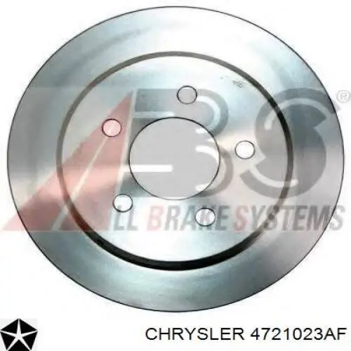 4721023AF Chrysler диск тормозной задний