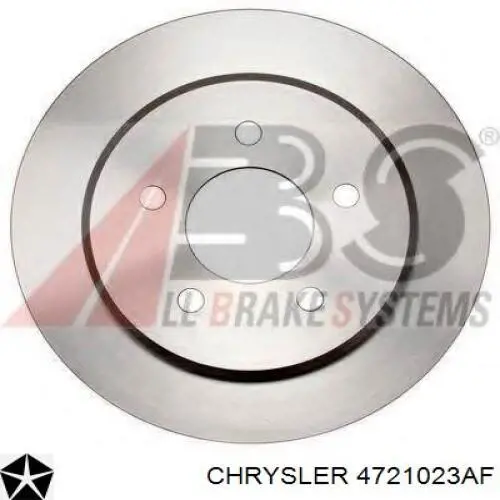 Купить 4721023AF Chrysler Диск тормозной задний