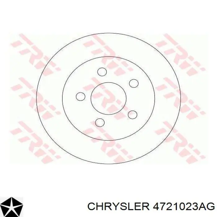 4721023AG Chrysler Дисковый тормоз
