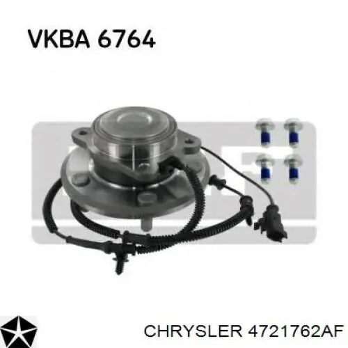 4721762AF Chrysler Ступица задняя