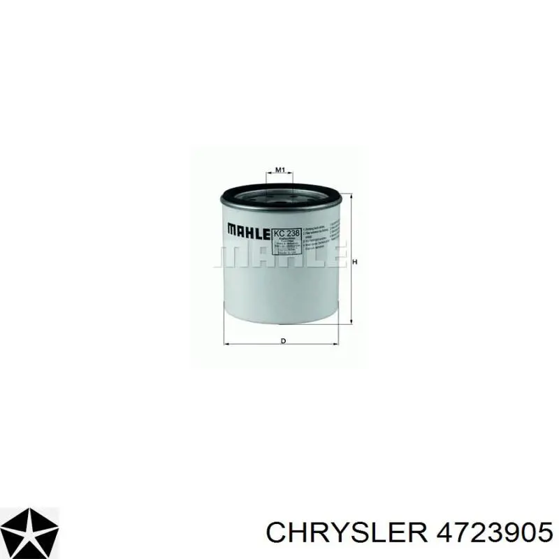 Топливный фильтр 4723905 Chrysler