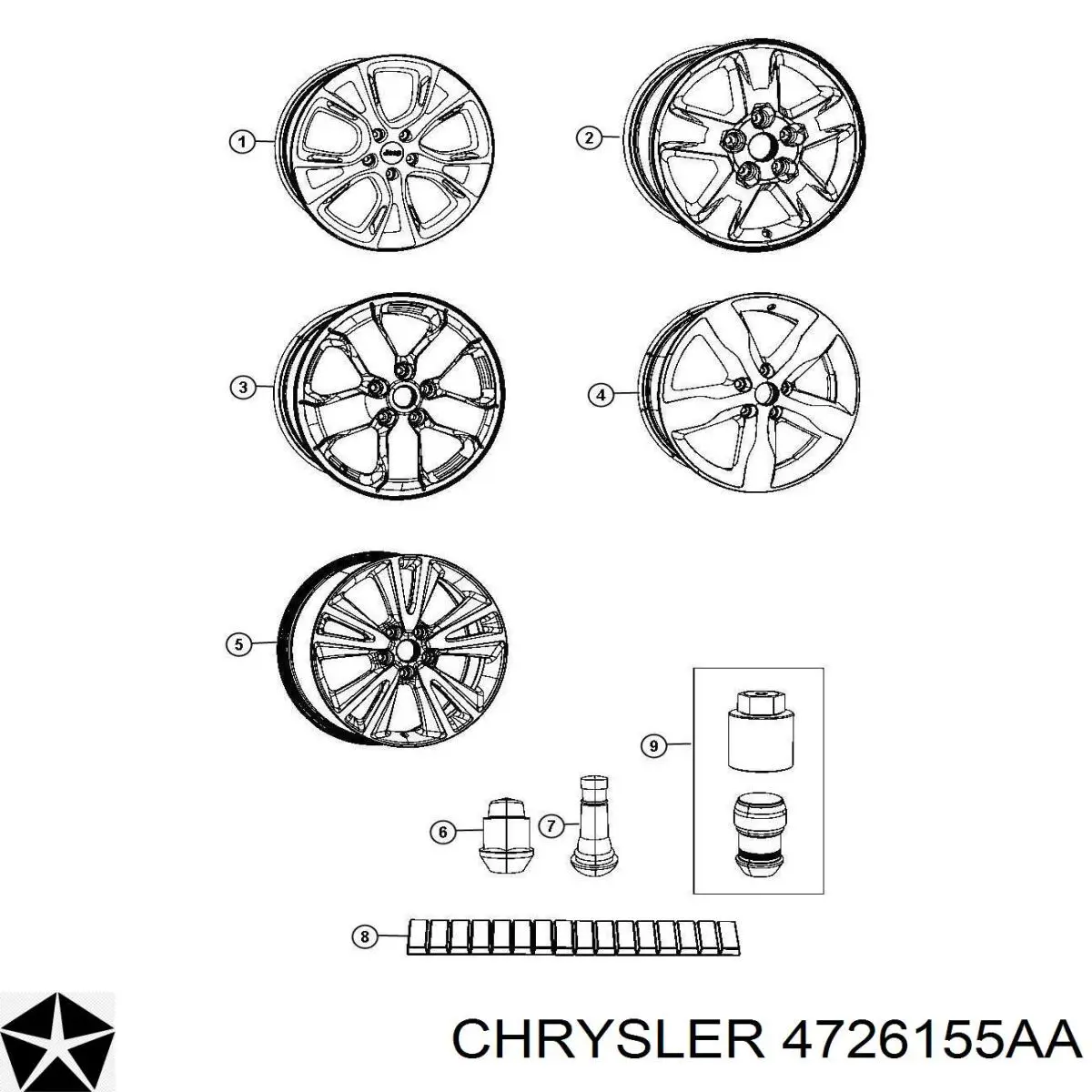 K04726155AA Fiat/Alfa/Lancia 