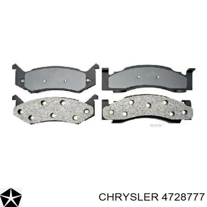 Передние тормозные колодки V1011777AB Chrysler