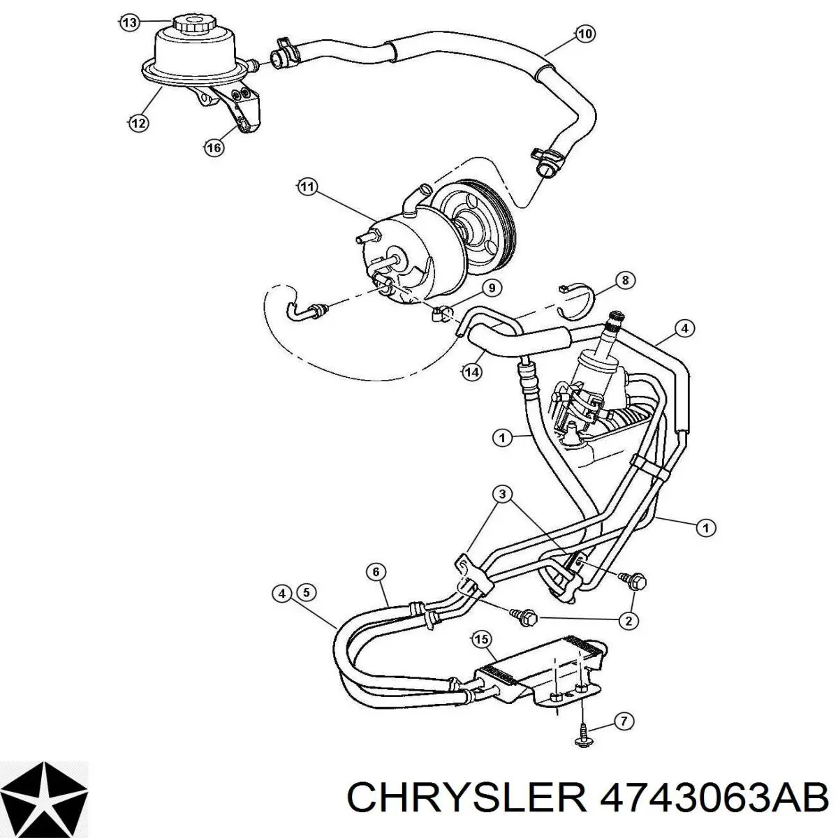  4743063AB Chrysler