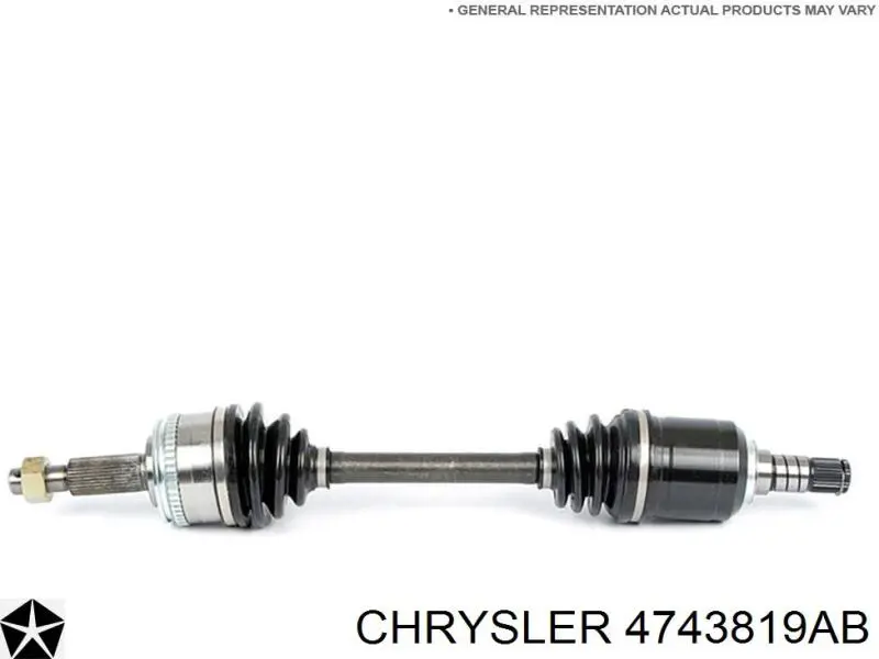 Полуось задняя левая 4743819AB Chrysler