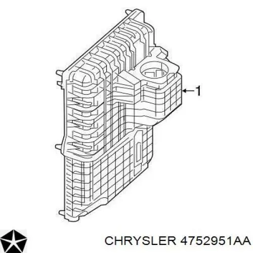 4752951AA Chrysler поддон акпп