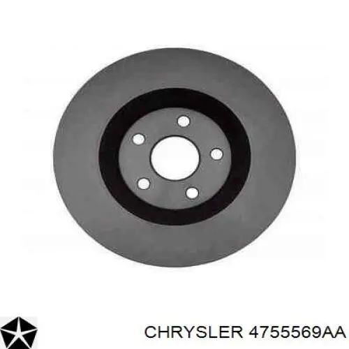 Передние тормозные диски 4755569AA Chrysler