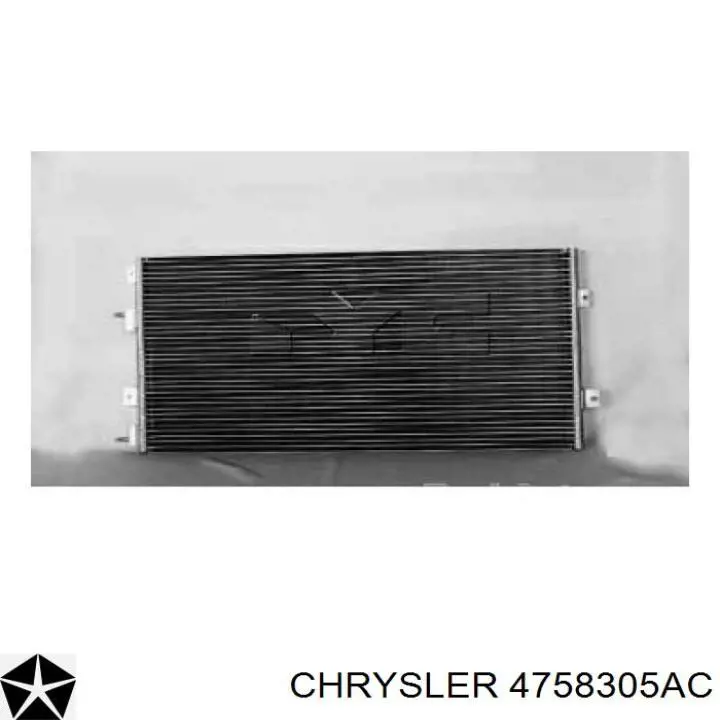 Радиатор кондиционера 4758305AC Chrysler