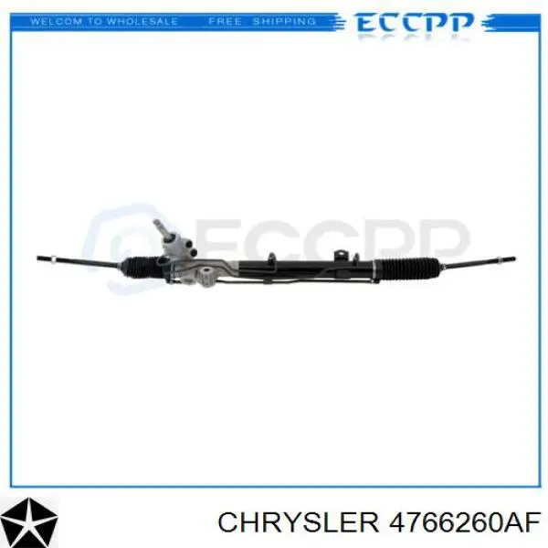 4766260AF Chrysler cremalheira da direção