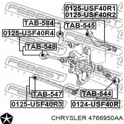 4766950AA Chrysler 