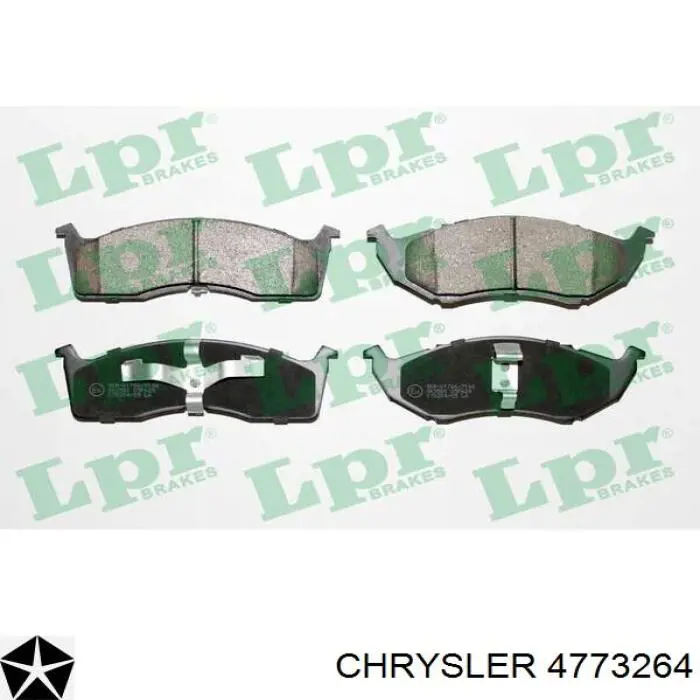 Колодки Chrysler 4773264 цена, от 24.78 USD