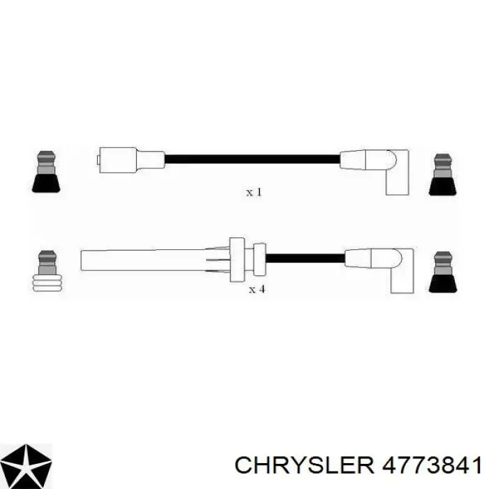 Купить 4773841 Chrysler Провода высокого напряжения