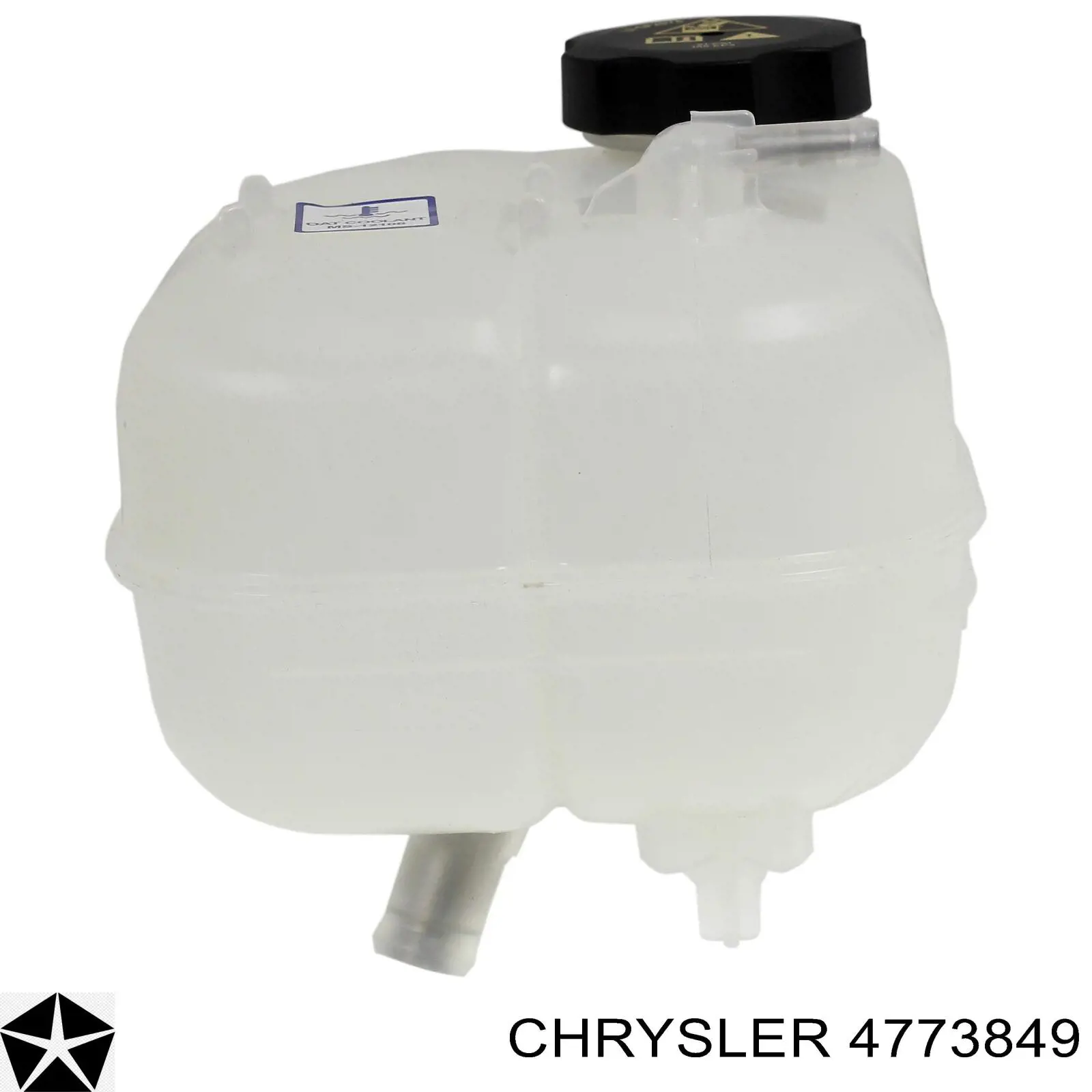 Бачок системы охлаждения двигателя расширительный Chrysler J0758977 цена, от 94.87 USD