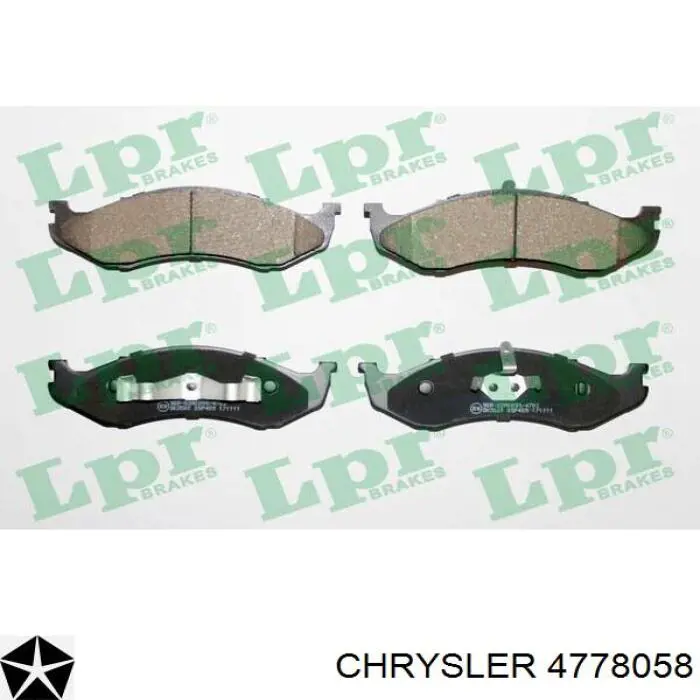 Колодки Chrysler 4778058 цена, от 20.29 USD
