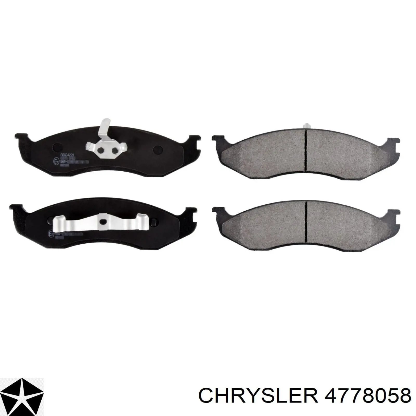 Купить 4778058 Chrysler Колодки тормозные