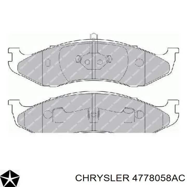 Колодки Chrysler 4778058AC цена, от 26.24 USD