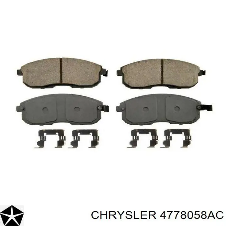Купить 4778058AC Chrysler Колодки тормозные
