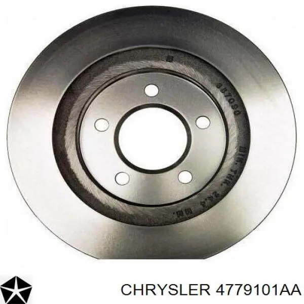 Передние тормозные диски 04779101AB Chrysler