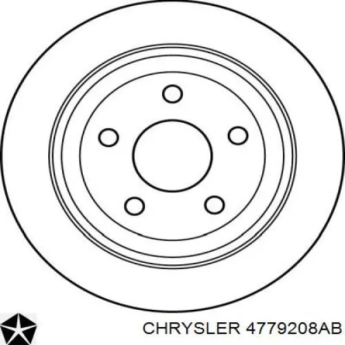 Купить 4779208AB Chrysler Ротор тормозной