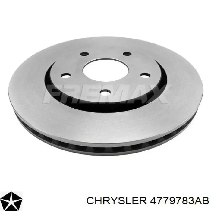 Передние тормозные диски 4779783AB Chrysler