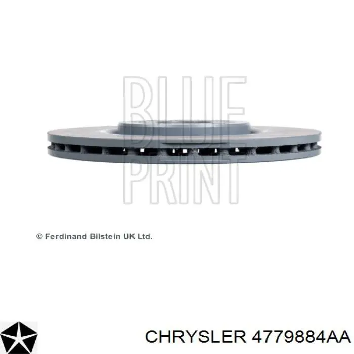Передние тормозные диски 4779884AA Chrysler