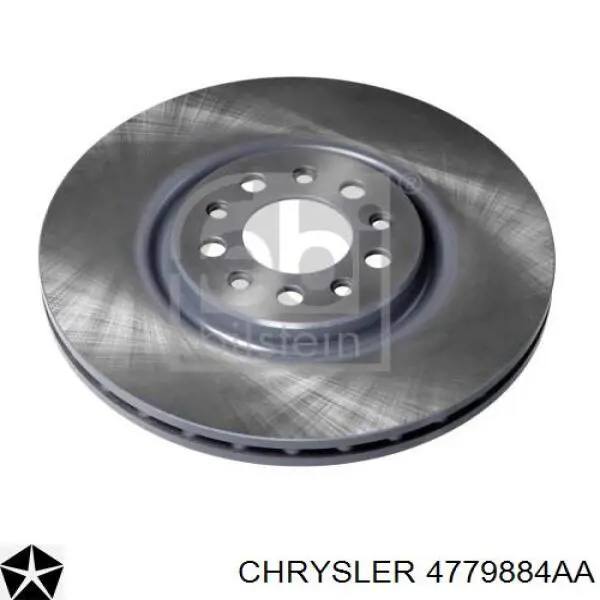 Передние тормозные диски 4779884AA Chrysler