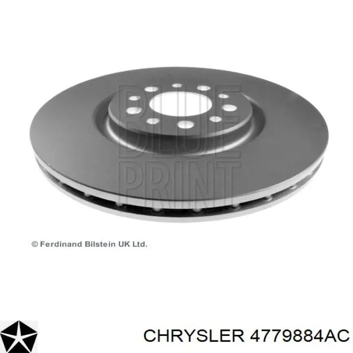 4779884AC Chrysler диск тормозной передний