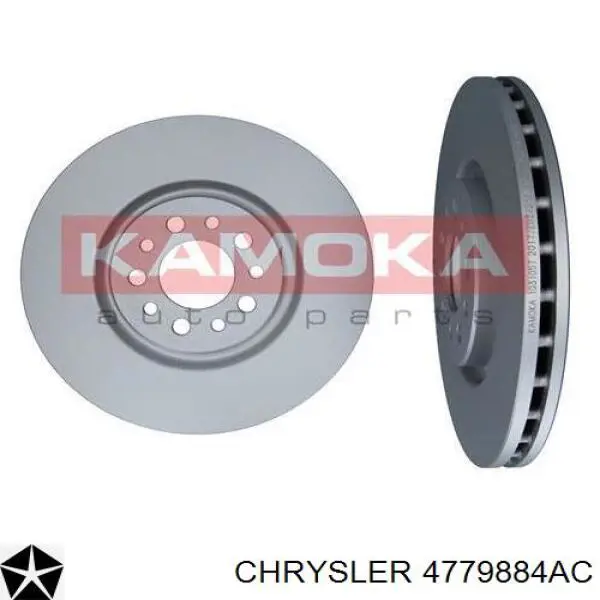 Тормоз дисковый передний Chrysler 4779884AC цена, от 12.42 USD