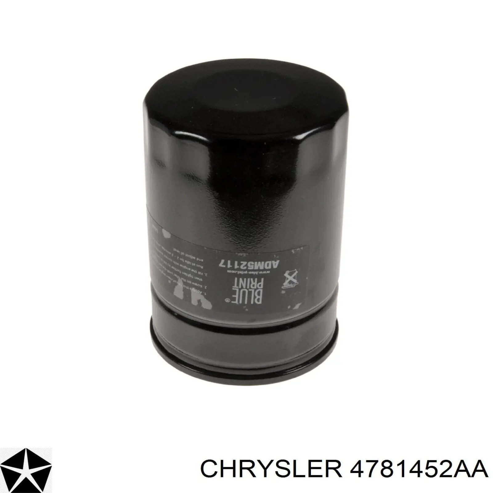 4781452AA Chrysler масляный фильтр