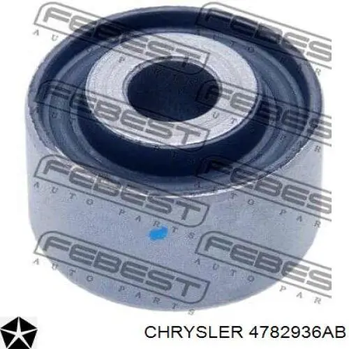 4782936AB Chrysler braço oscilante transversal direito de suspensão traseira