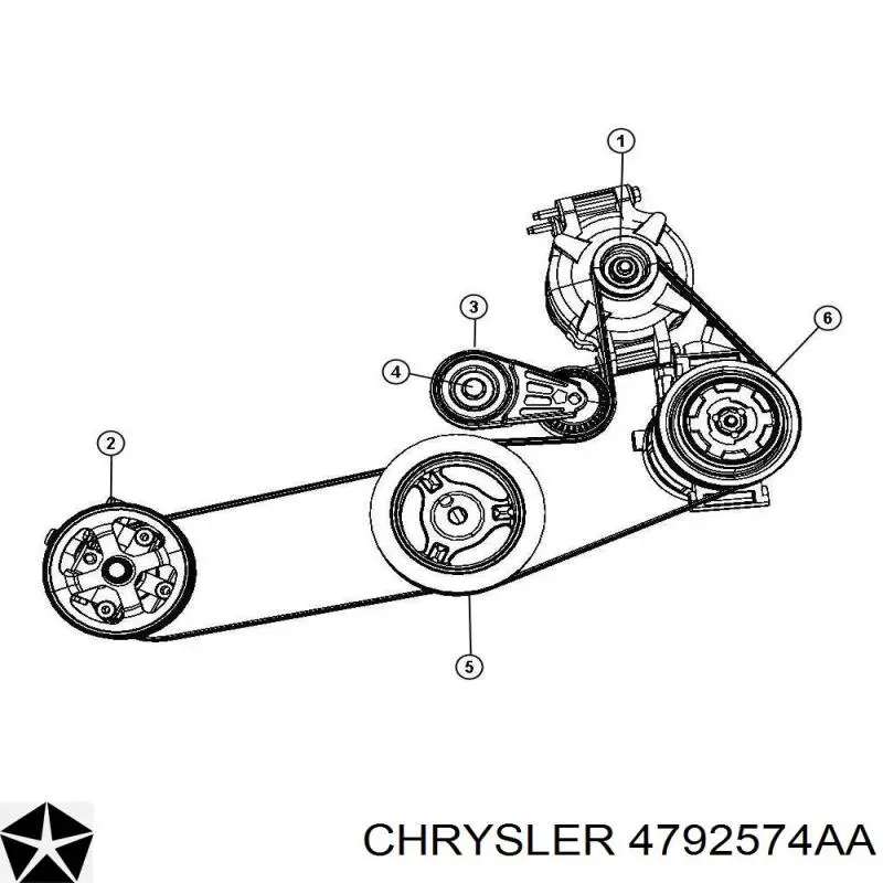 Шкив лопастного насоса гидроусилителя руля Chrysler 04792574AA цена, от 156.22 USD