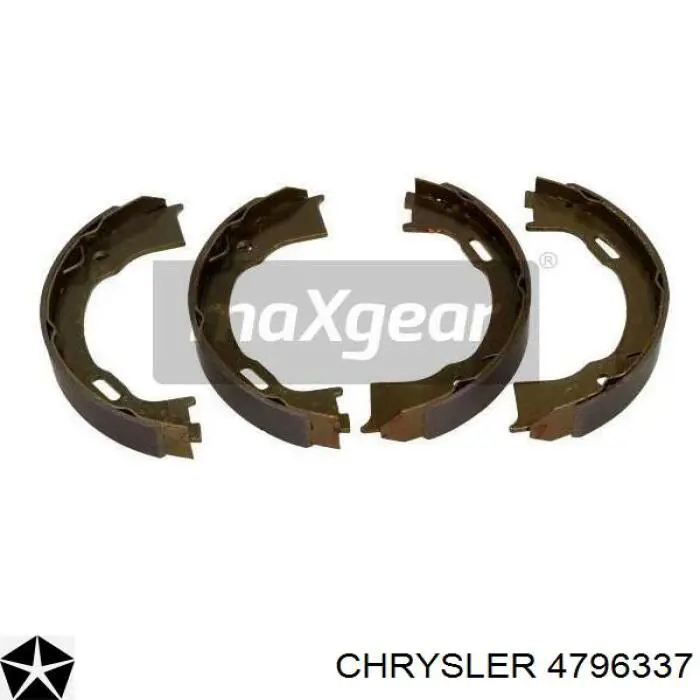 Тормозные колодки стояночного тормоза Chrysler 4796337 цена, от 20.66 USD