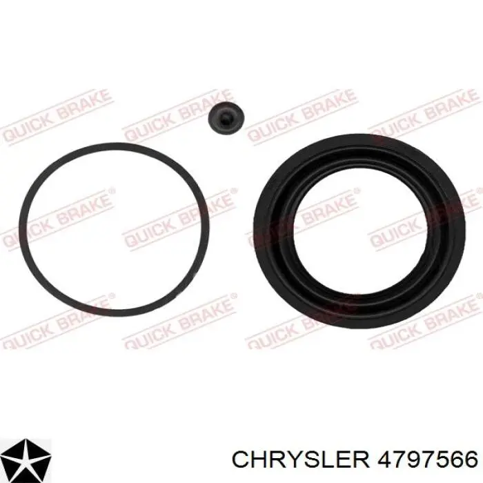 Купить 4797566 Chrysler Суппорт тормозной передний правый