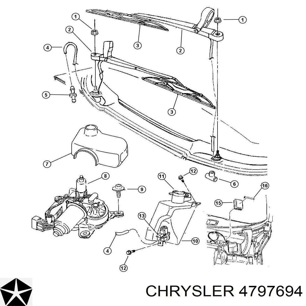 Купить 4797694 Chrysler 