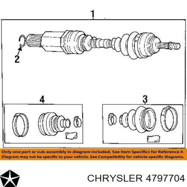  Chrysler 4797704 цена, от 6.31 USD