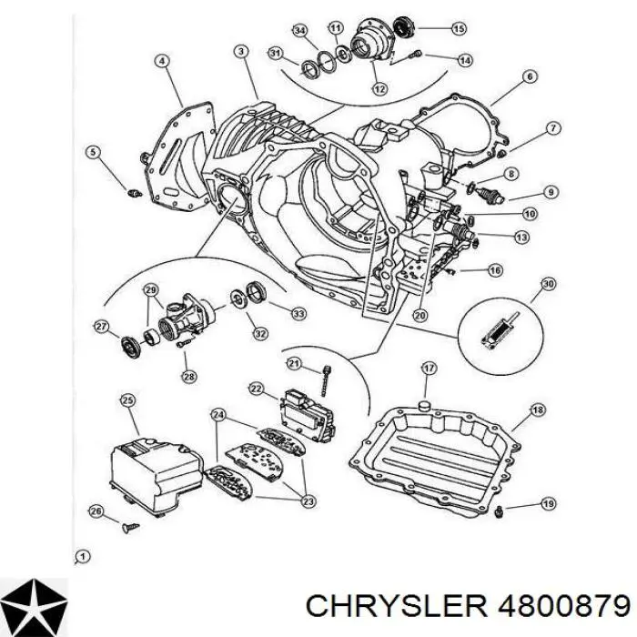 4800879 Chrysler Датчик скорости спидометра