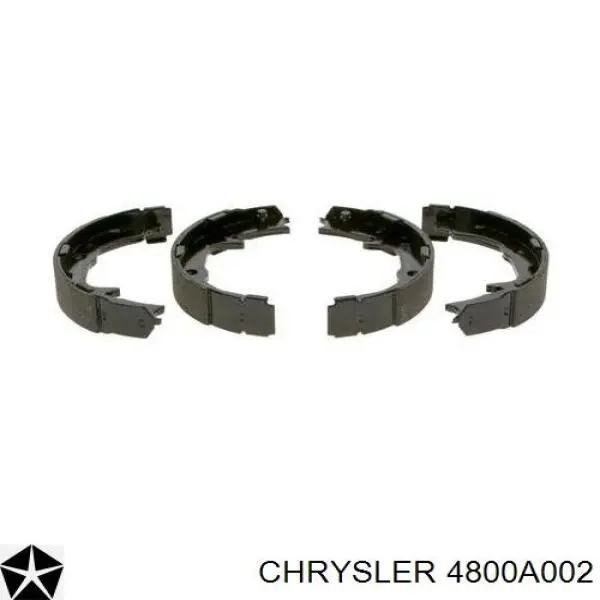 Колодки ручника 4800A002 Chrysler