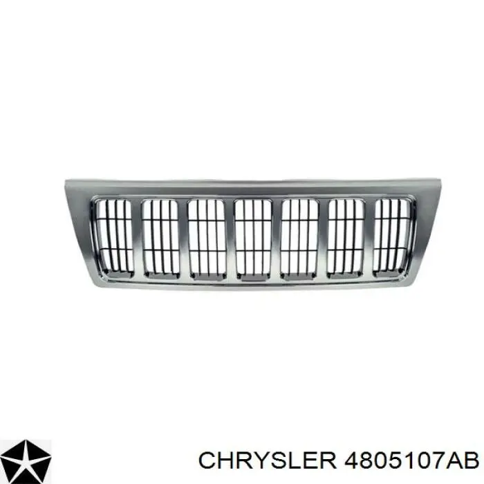 4805107AC Chrysler решетка радиатора