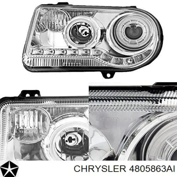 Купить 4805863AH Chrysler Фара левая передняя