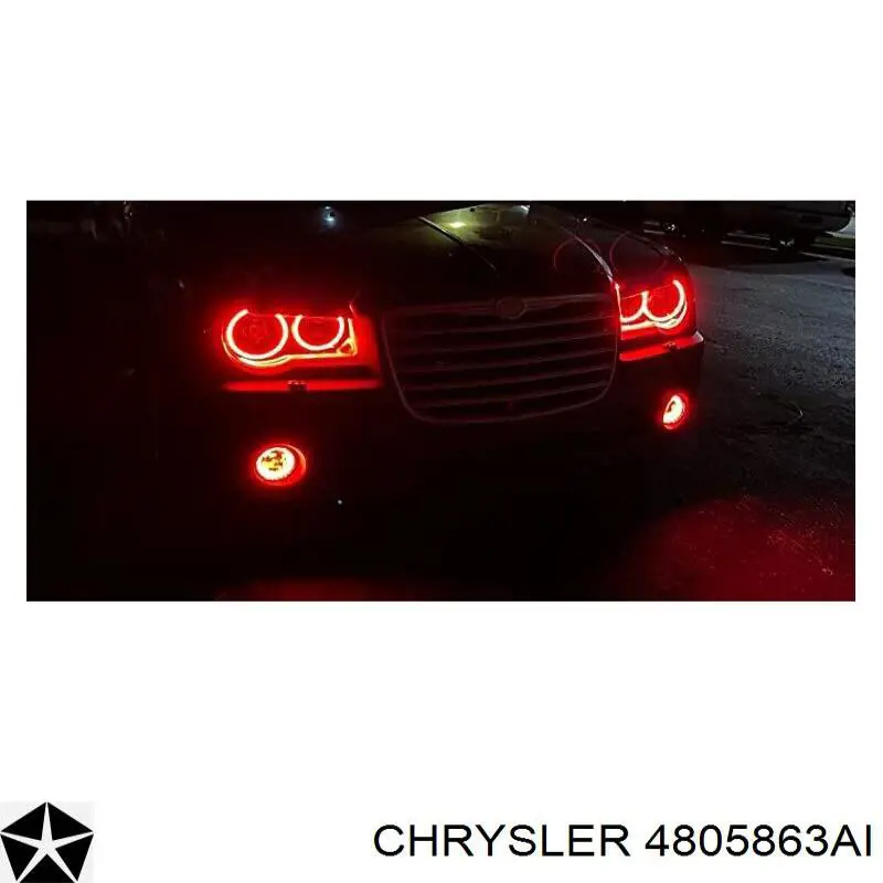 Левая фара 4805863AH Chrysler
