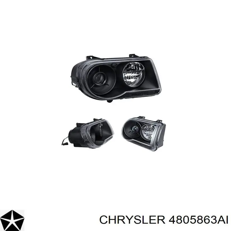 Фара левая Chrysler 4805863AH цена, от 113.17 USD