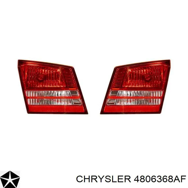 Фонарь задний правый, внутренний Chrysler 4806368AF цена, от 25.34 USD