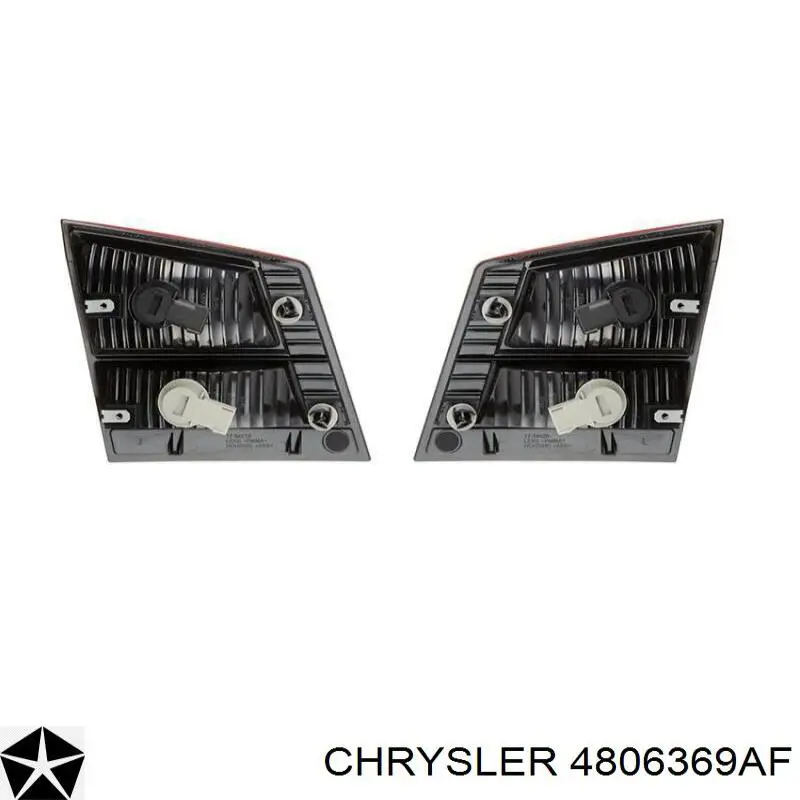 4806369AD Chrysler фонарь задний левый внутренний