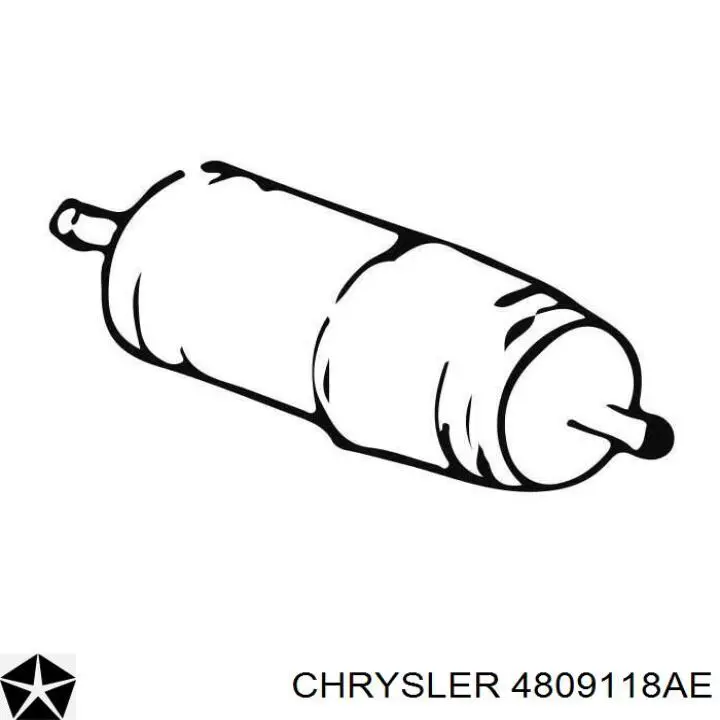 4809118AE Chrysler топливный фильтр