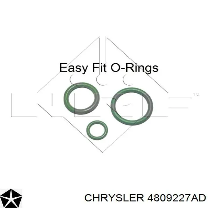 Радиатор кондиционера 4809227AD Chrysler