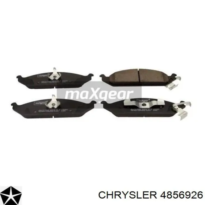 Передние тормозные колодки 4856926 Chrysler